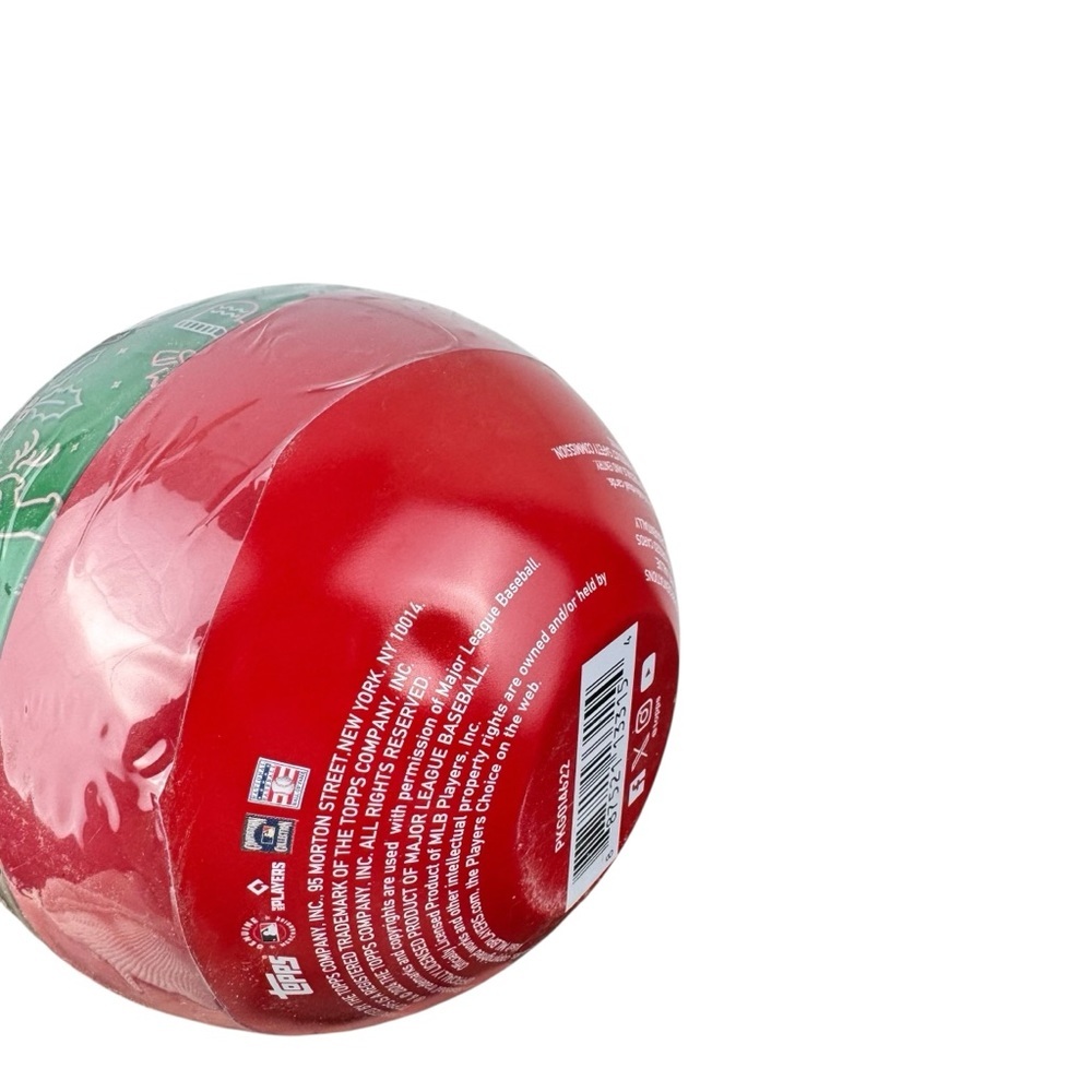 2024 Topps Holiday Tin Ornament MLB Baseball Collector Tin NEW & SEALED 5140 - Picture 8 of 9